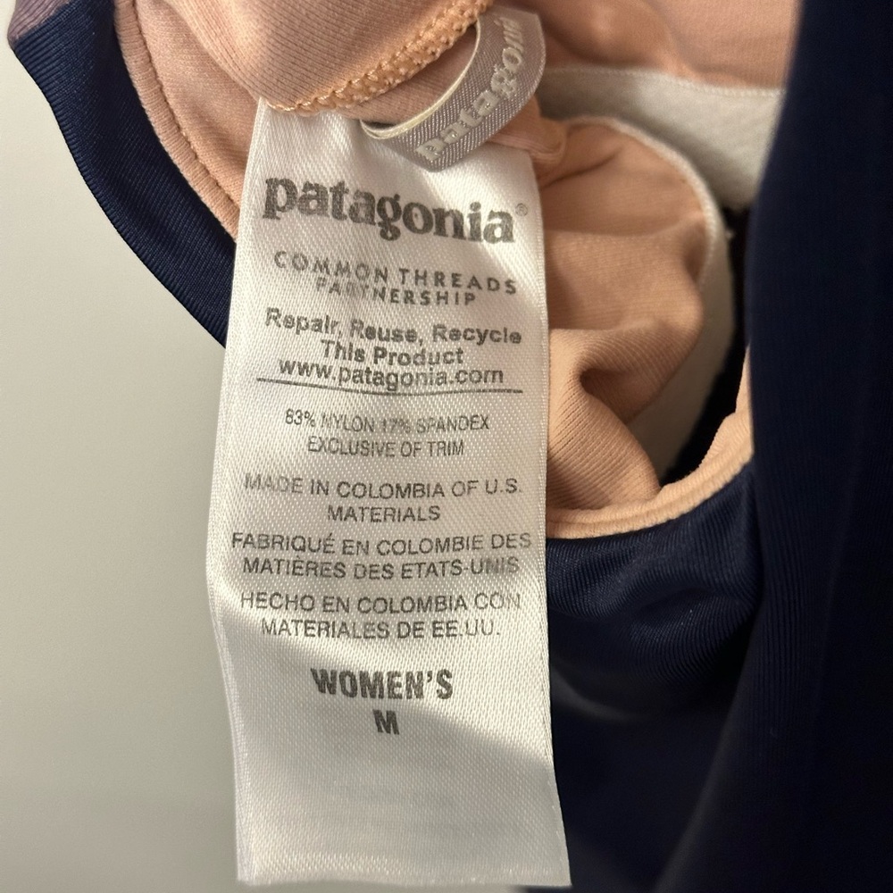 Patagonia Tank Top Womens Medium Blue Purple Cool Lightweight Outdoor Hiking - Picture 4 of 6